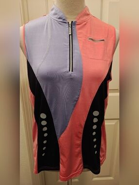 NWOT Jamie Sadock High Performance Sleeveless Golf Polo Tank Top.